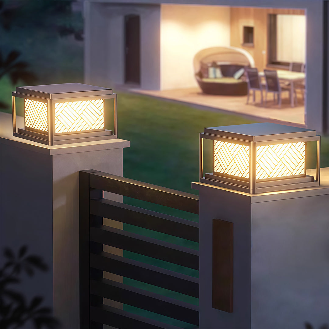 Outdoor LED Pillar Lights Waterproof Courtyard Lamp