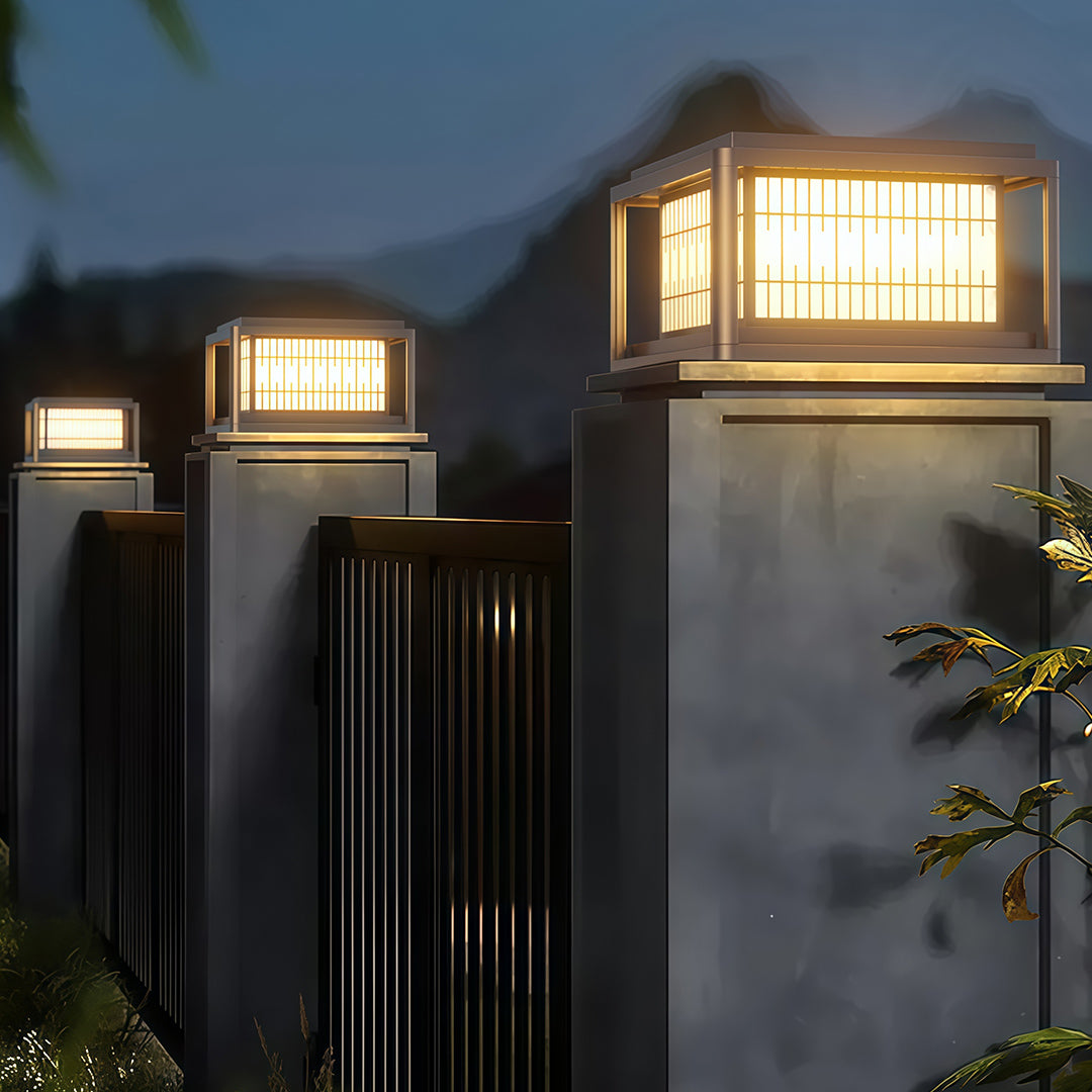 Outdoor Pillar LED Lights Waterproof Courtyard Column Light