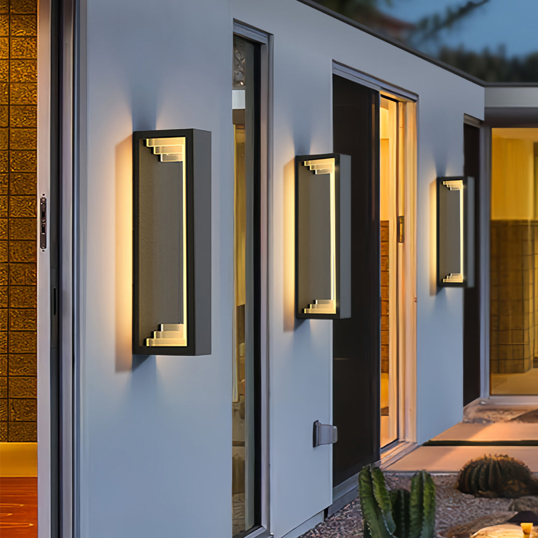 Outdoor Sconce Modern Waterproof Stainless Steel Lamp