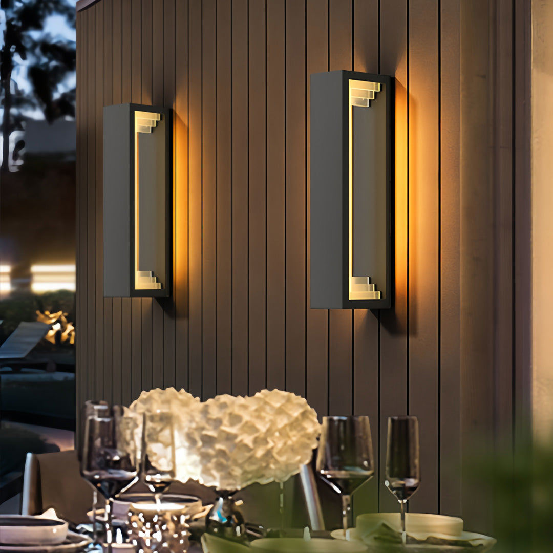 Outdoor Sconce Modern Waterproof Stainless Steel Lamp