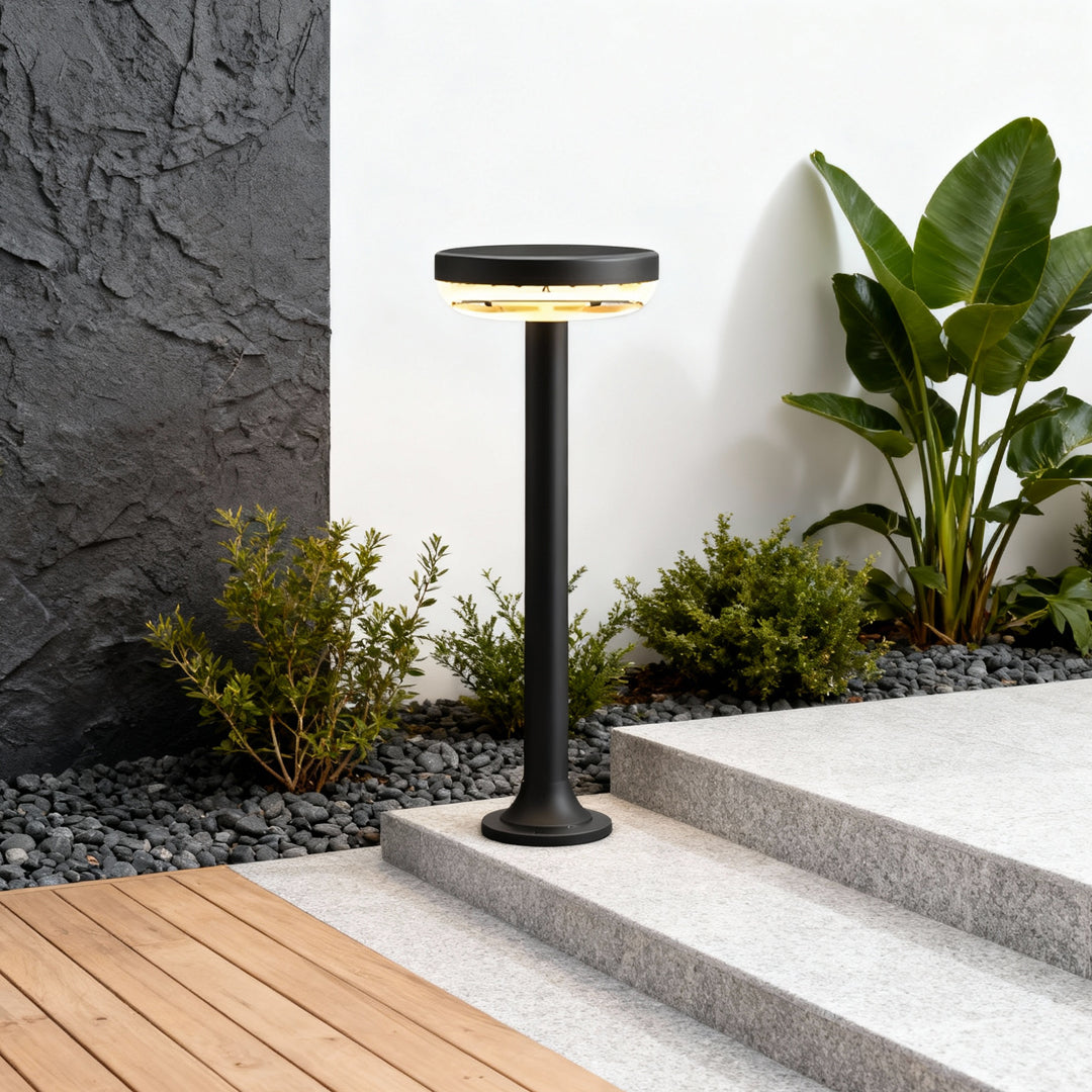 Path Light Solar Outdoor Waterproof Black Mater Light