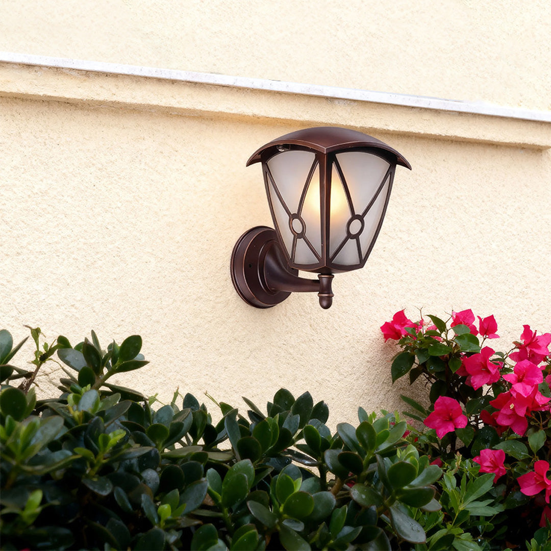 Outdoor Wall Lights for House Aluminum Waterproof Clear Glass Lamp