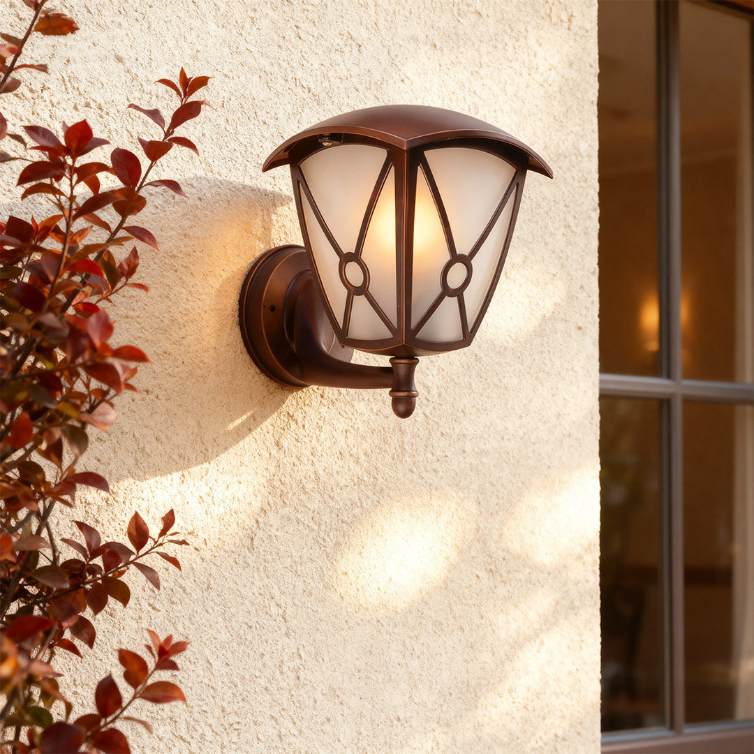 Outdoor Wall Lights for House Aluminum Waterproof Clear Glass Lamp