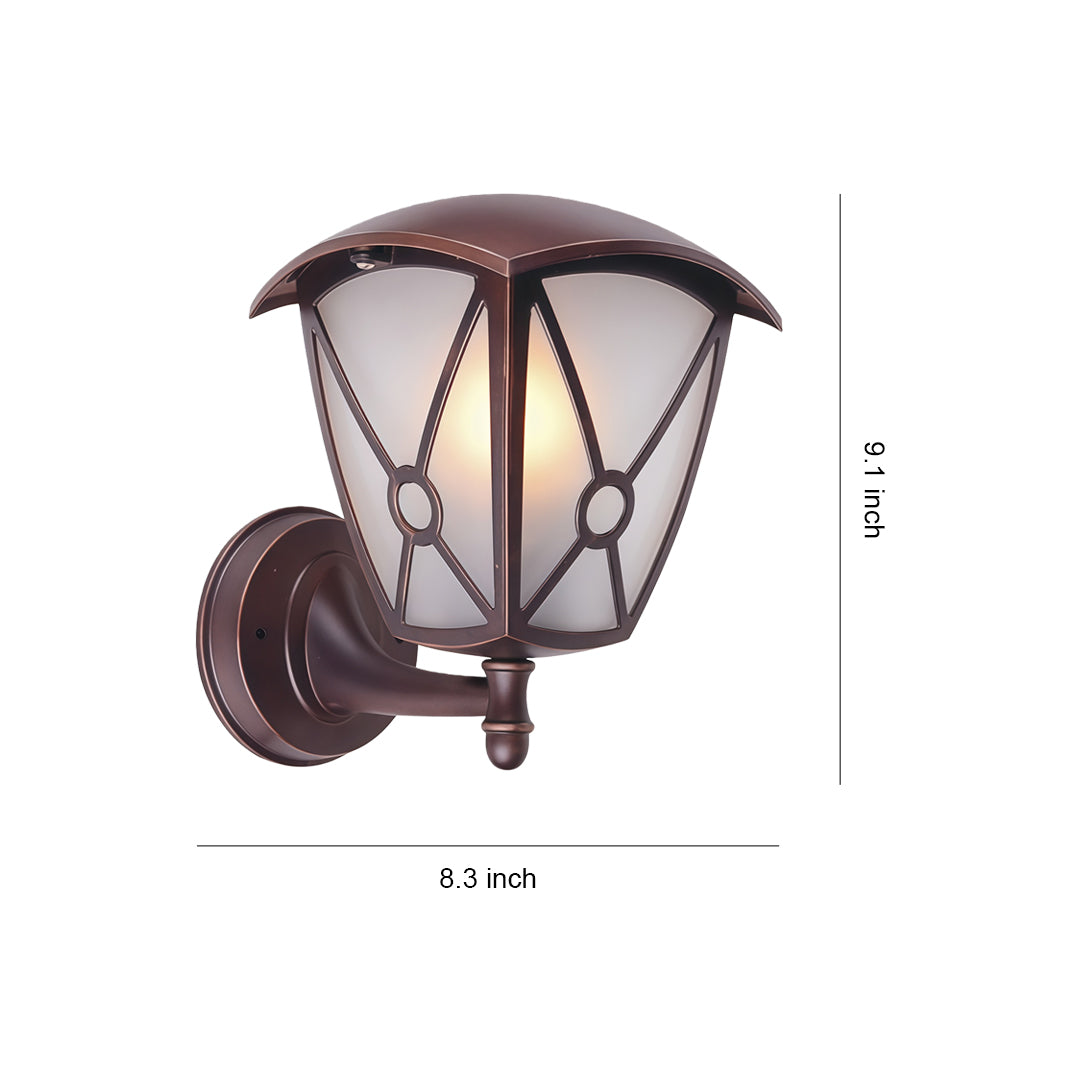 Outdoor Wall Lights for House Aluminum Waterproof Clear Glass Lamp