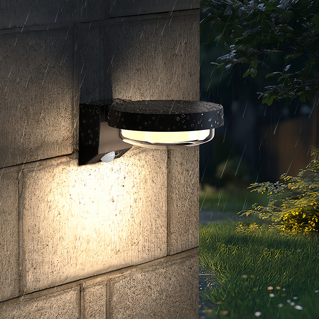 Outdoor Solar Lights Wall Mounted LED Motion Sensor Light 2 PCS