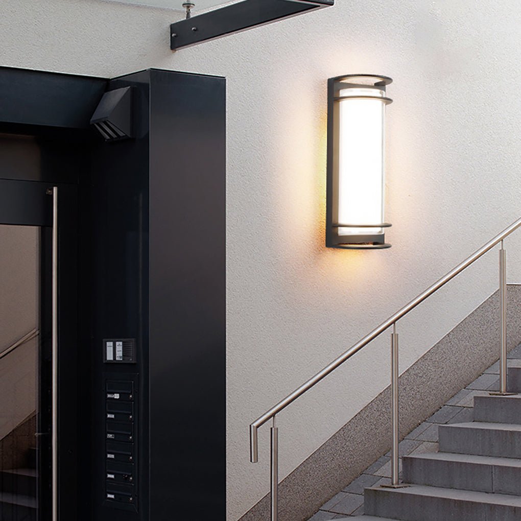 Outdoor LED Light Fixtures Wall Mount Dual-Layer Shade Light