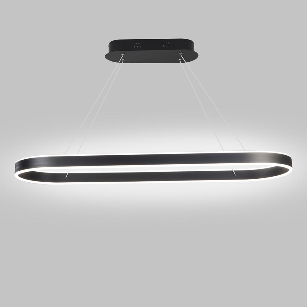 Oval LED Pendant Light Modern Aluminum Ceiling Light