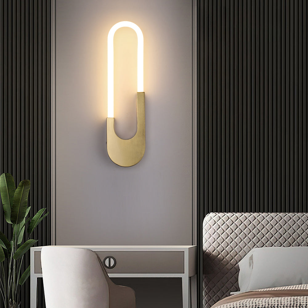 Oval LED Wall Sconces Modern Multi‑function Iron Light