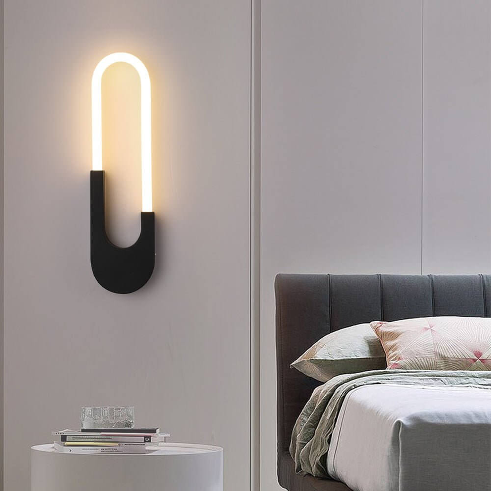 Oval LED Wall Sconces Modern Multi‑function Iron Light