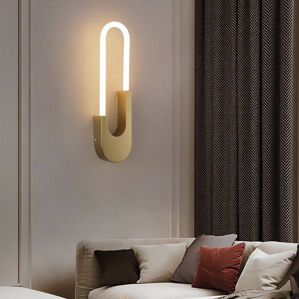 Oval LED Wall Sconces Modern Multi‑function Iron Light