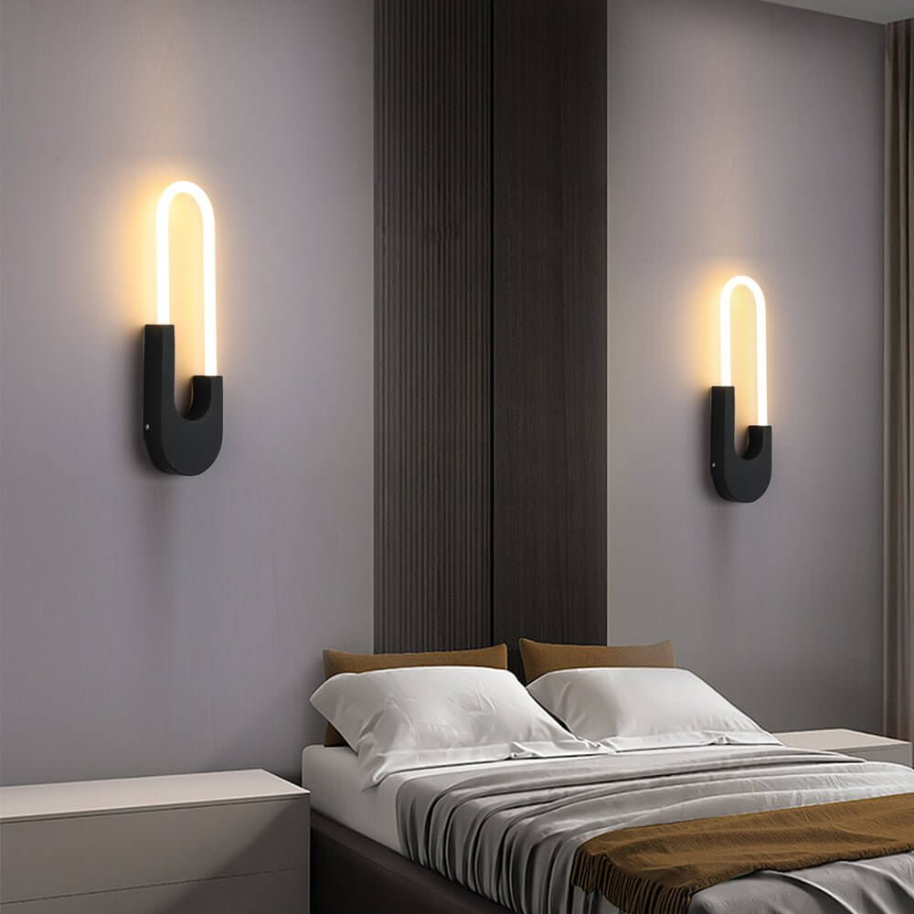 Oval LED Wall Sconces Modern Multi‑function Iron Light