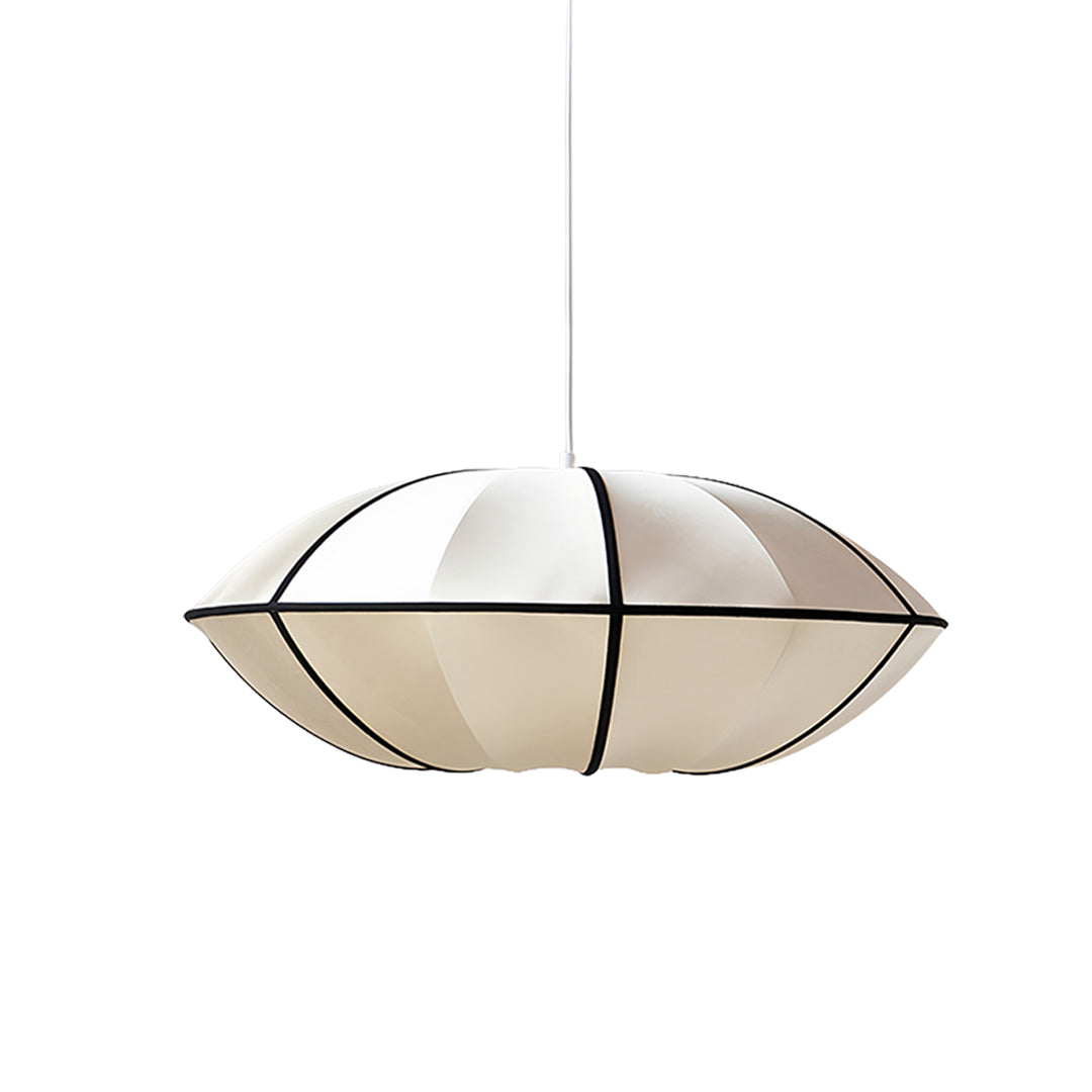 Fabric Shade Pendant Light Nordic Vintage Lantern Ceiling Light