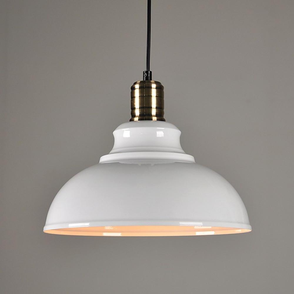 Semi Globe Metal LED Vintage Pendant Light Hanging Lamp for Home Office