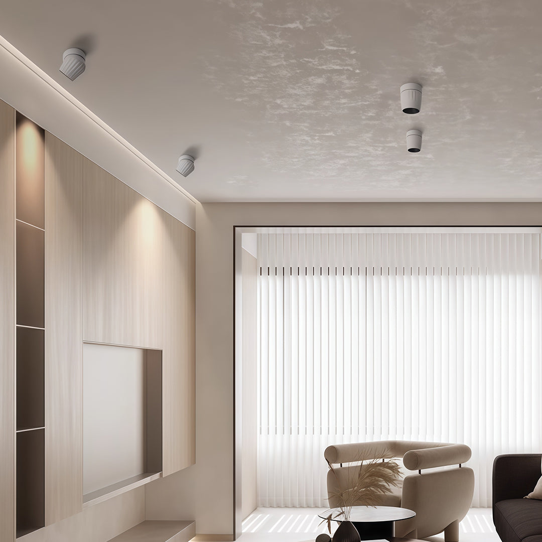 Rotating Spotlight Anti-Glare COB Surface Mount Aluminum Light