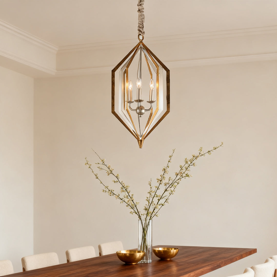 Brown Pendant Lights Rustic with an Open Frame Charming Ceiling Light