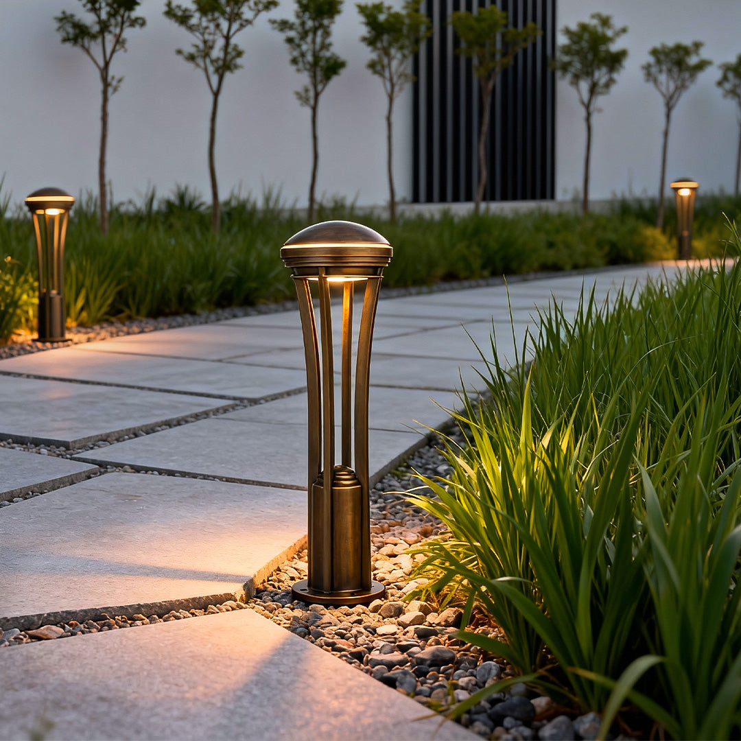 Path Light Stakes Outdoor Waterproof Antique Copper Light