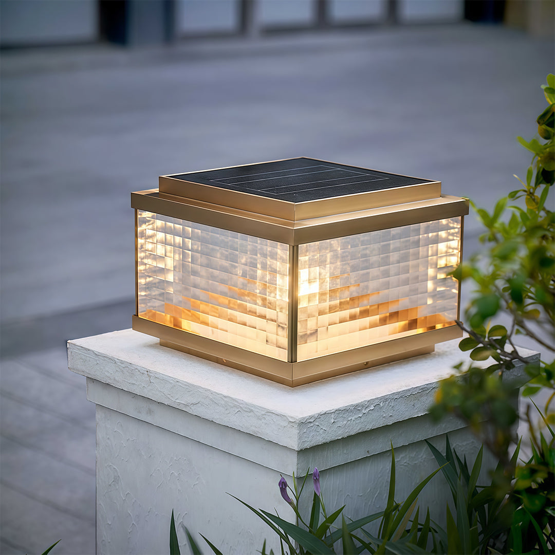 Pillar Cap Lights All-Copper Outdoor Waterproof Light