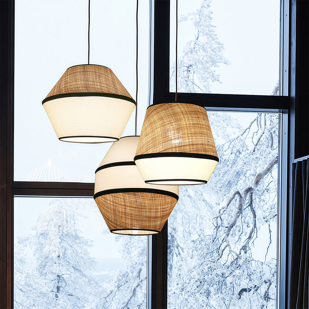 Pendant Fabric Light Shades Japanese Style Ceiling Light