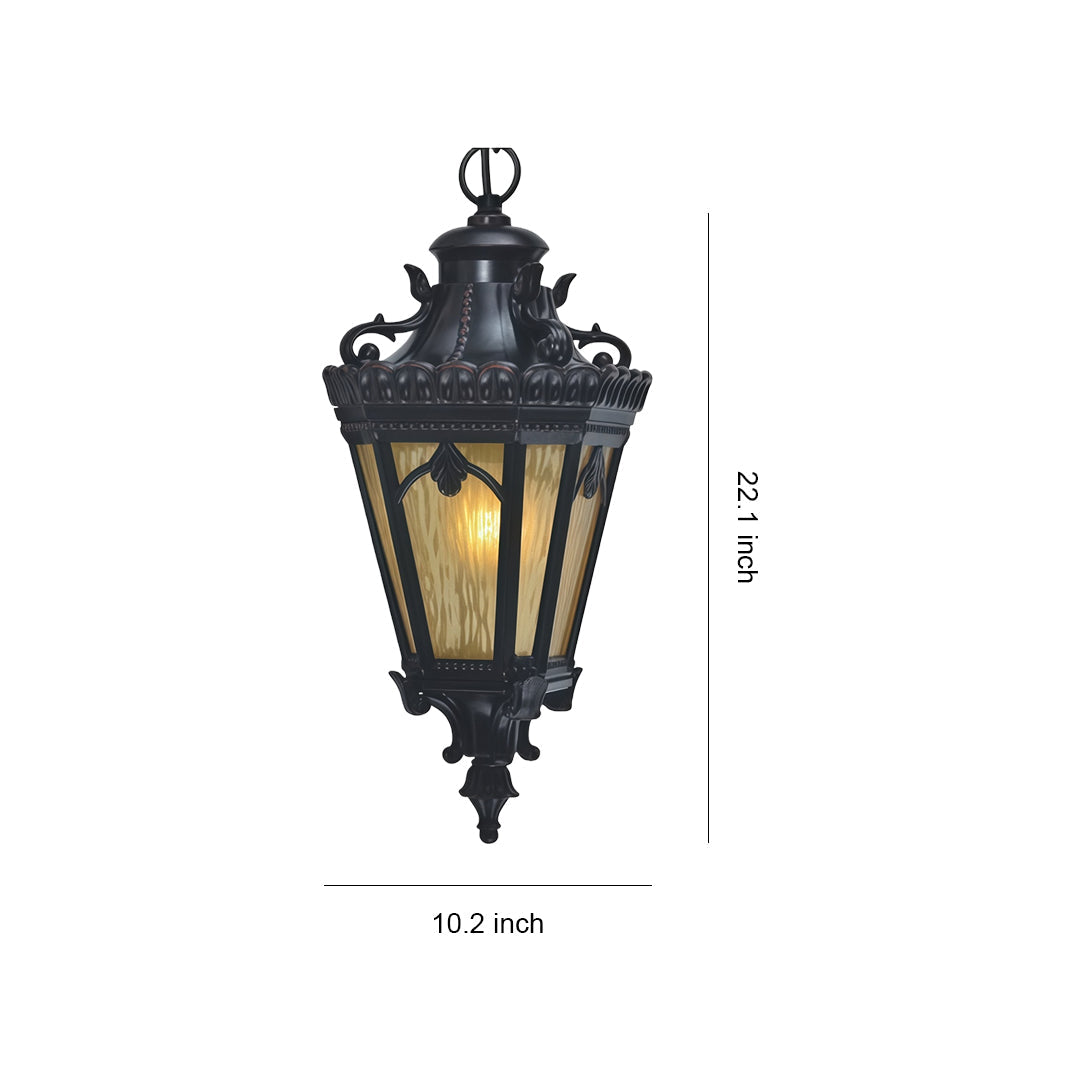 Pendant Lights Outdoor Black Aluminum Waterproof Ceiling Lights