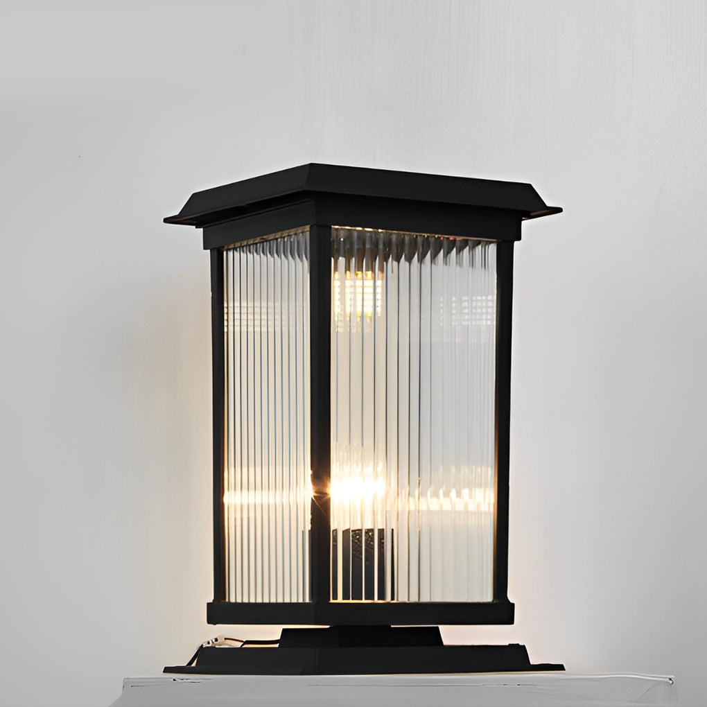 Pillar Solar Light Dual Power Supply Vintage LED Waterproof Light