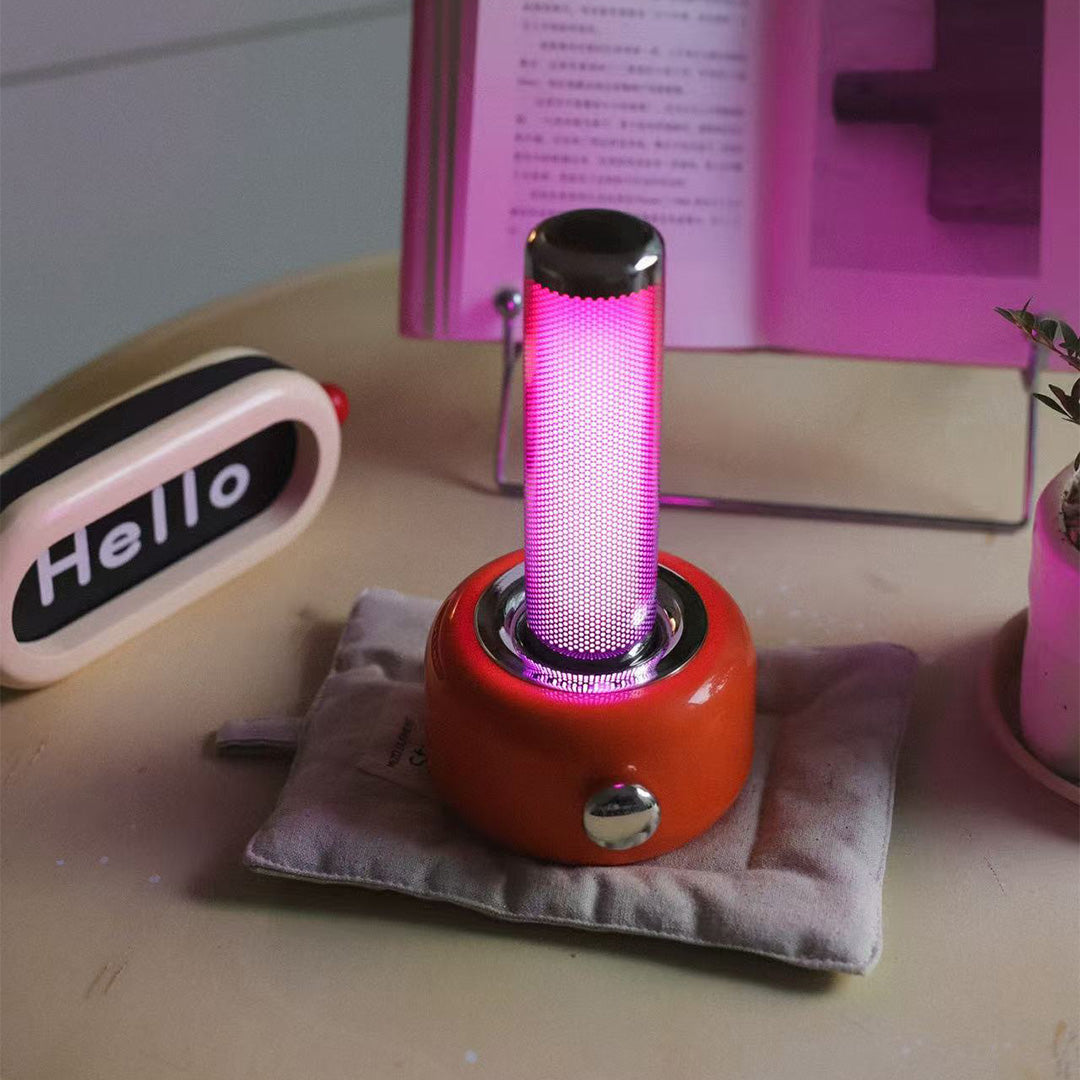 Metal Ambient Table Lighting Audio RGB Minimalist Sleek Lamp