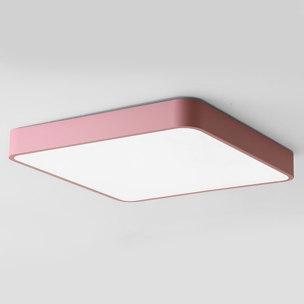 Square Ceiling Light Modern Metal Decorated LED Light