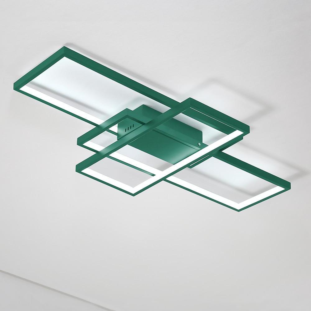 Display Of Rectangles Abstract LED Flush Mount Ceiling Lights