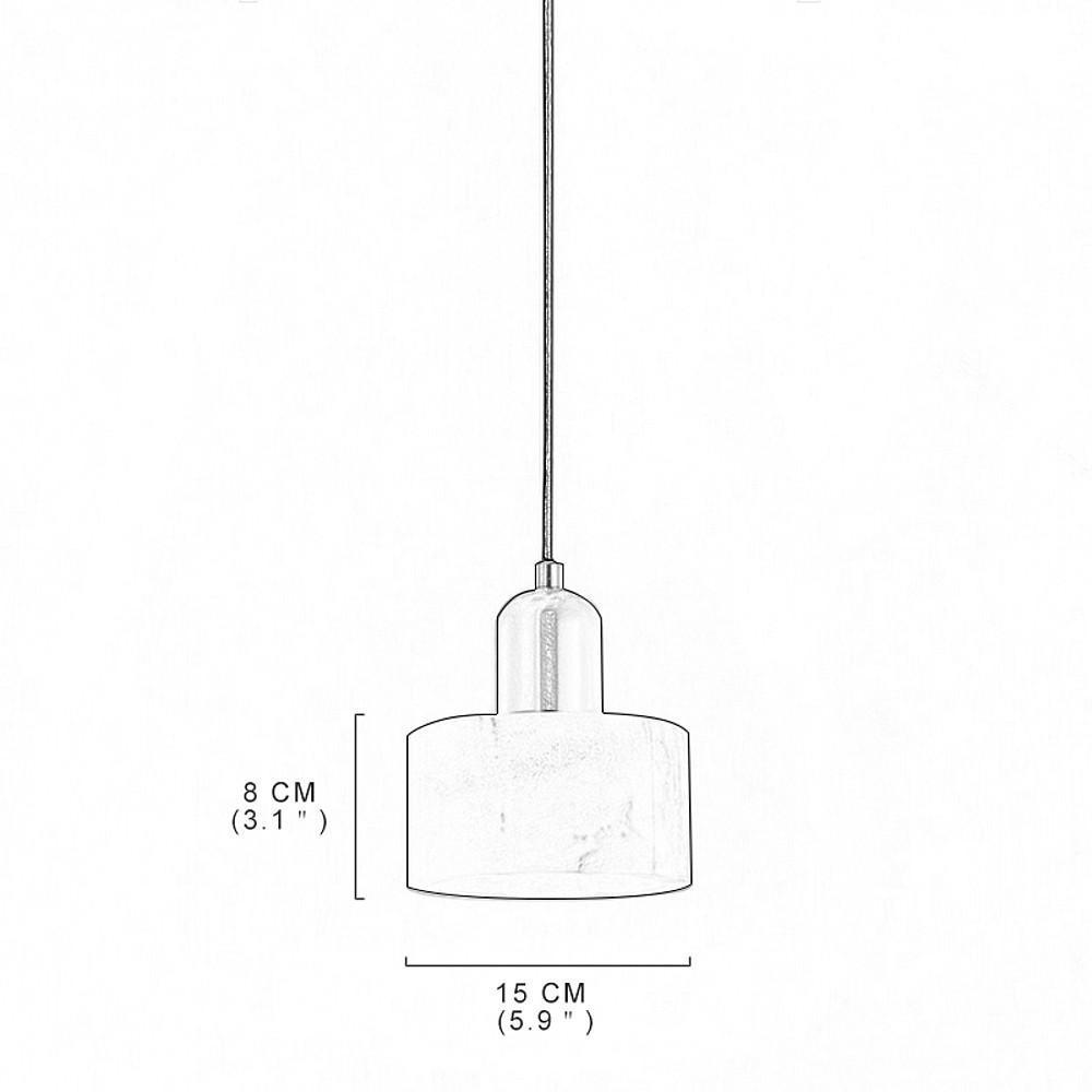 Nordic Ceramic Pendant Lighting Marble Metal Ceiling Lights