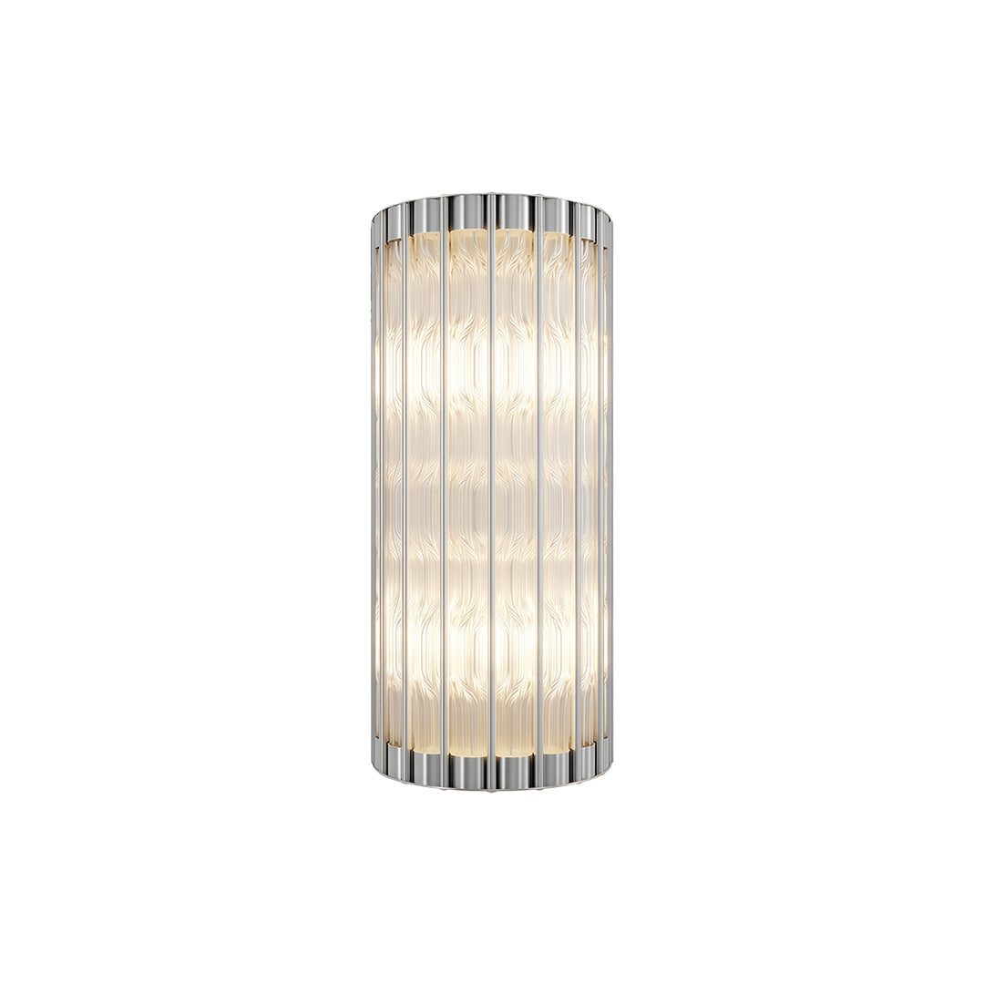 Linear Wall Light American-Style Copper Glass Lamp