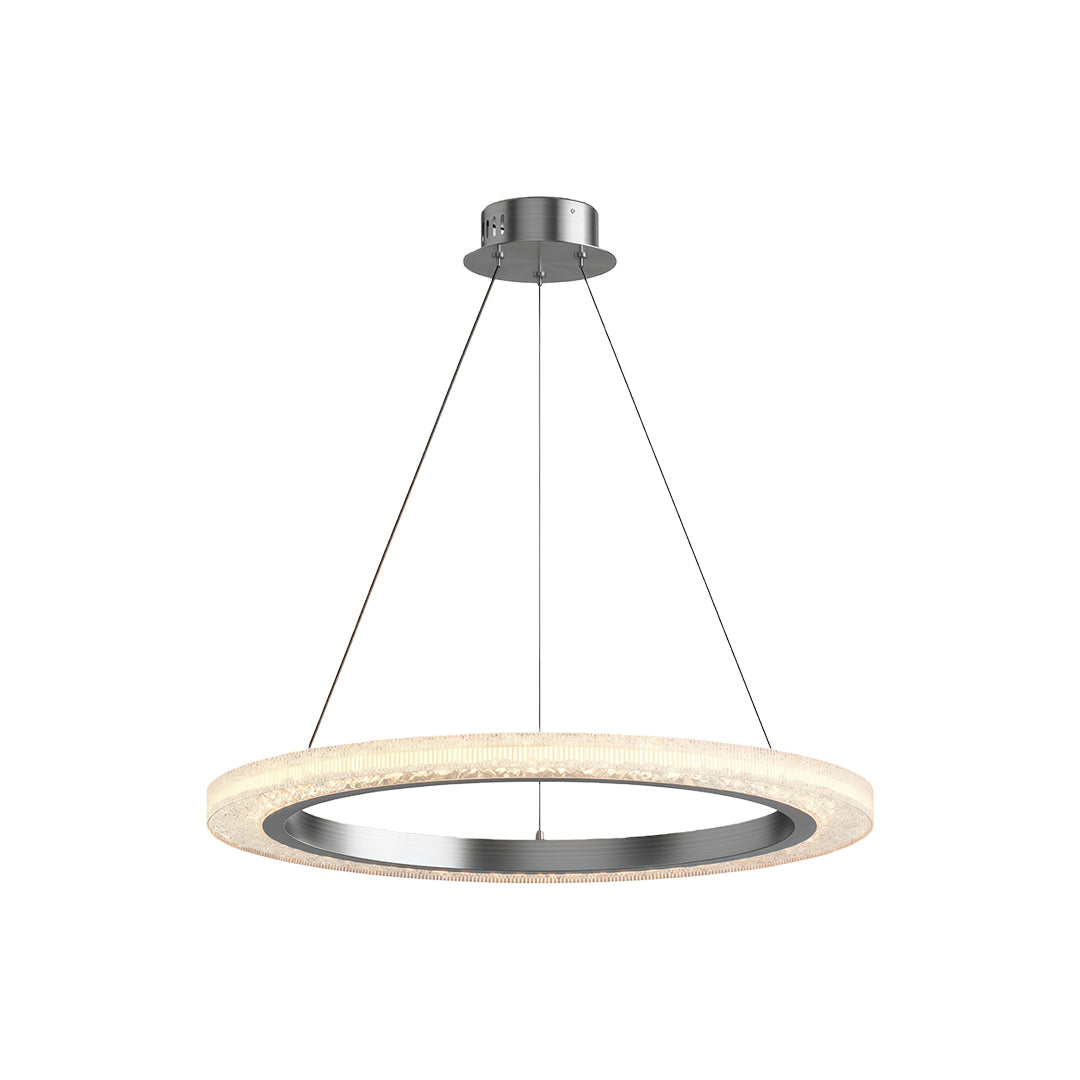 Round Modern Chandelier Minimalist Acrylic Ceiling Light