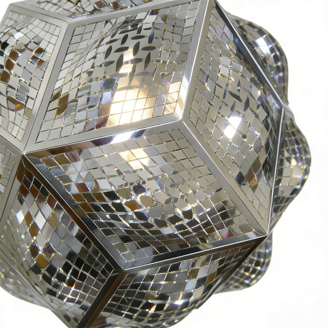 Polyhedron Pendant Light Modern Irregular Sphere Ceiling Light