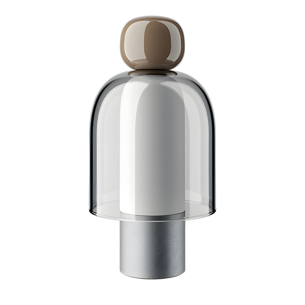 Portable Glass Table Light Human Shape LED Metal Lamp