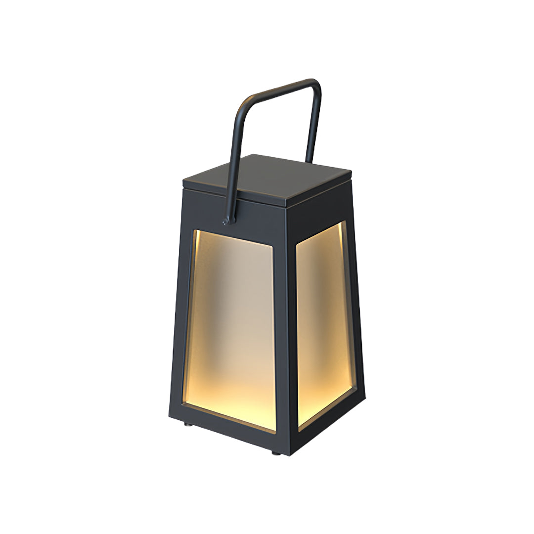 Camping Lantern Black Finish Waterproof Chic Light