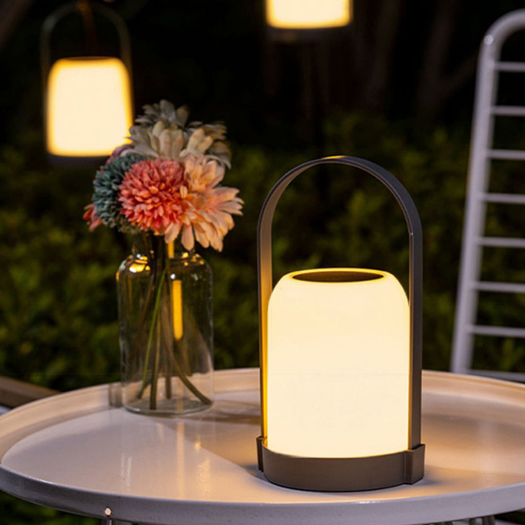 Solar-Powered Handheld Light Waterproof USB Rechargeable Portable