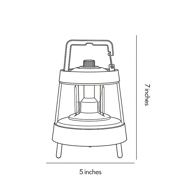 Portable Rechargeable LED Lamp USB Modern Camping Light