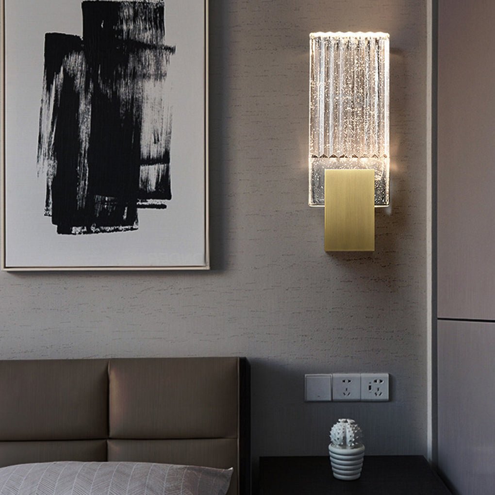 [Open-Box]Postmodern Minimalist Aisle Staircase Bedside LED Crystal Wall Sconces