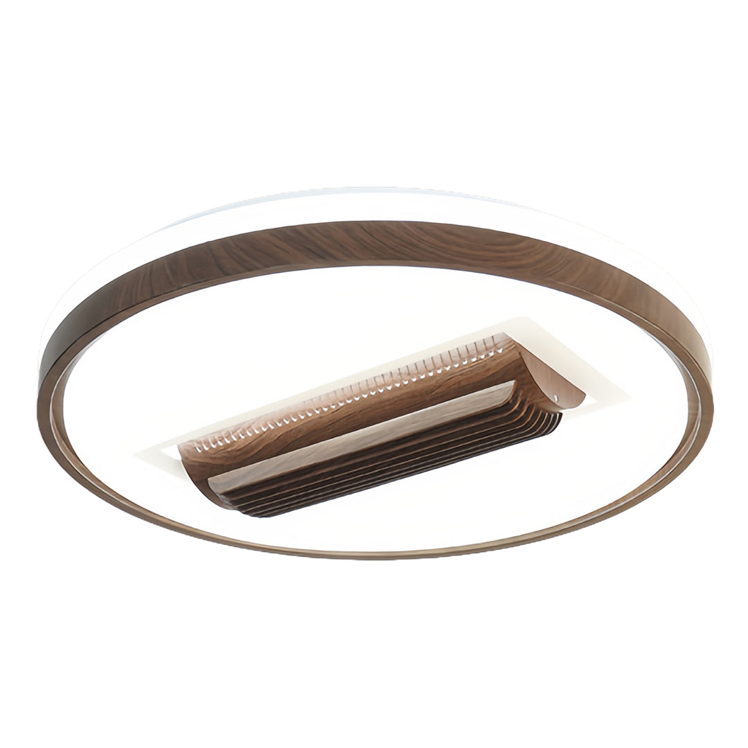 Bladeless Ceiling Fan with LED Light Quiet Minimalist Ceiling Fan