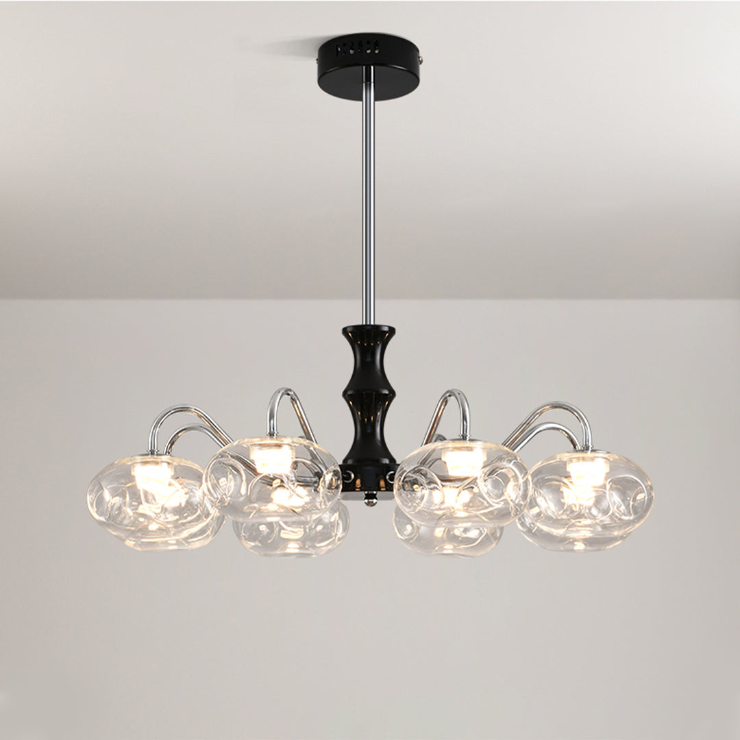 Magic Bean LED Art Glass Chandelier French