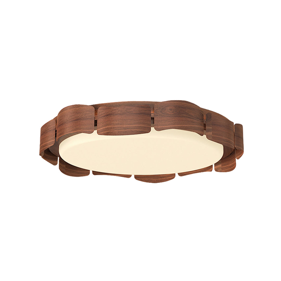 Wooden Ceiling Lights wide-spectrum LED Flush Mount Light
