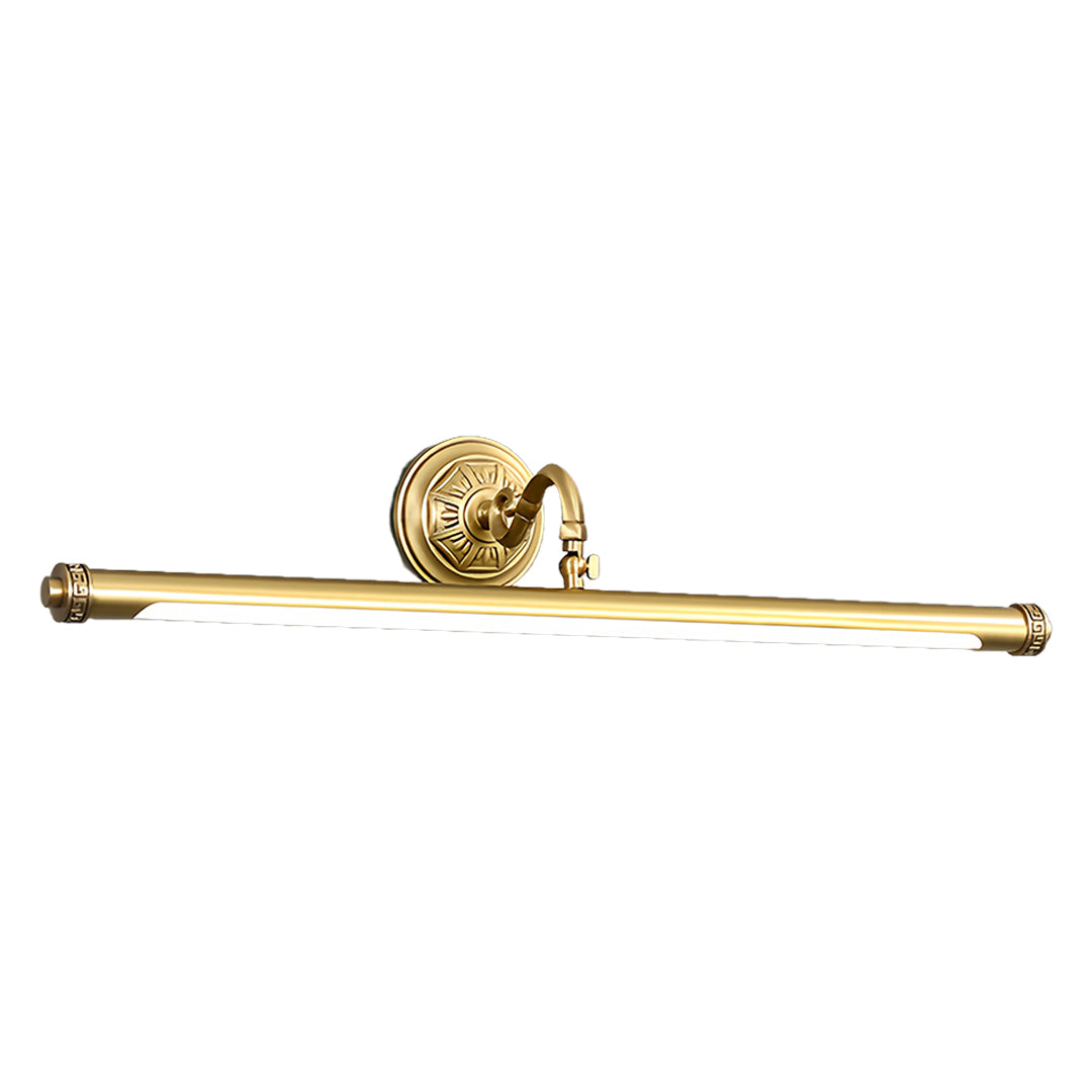 Gold Bathroom Vanity Light European Pure Copper Mirror Wall Light