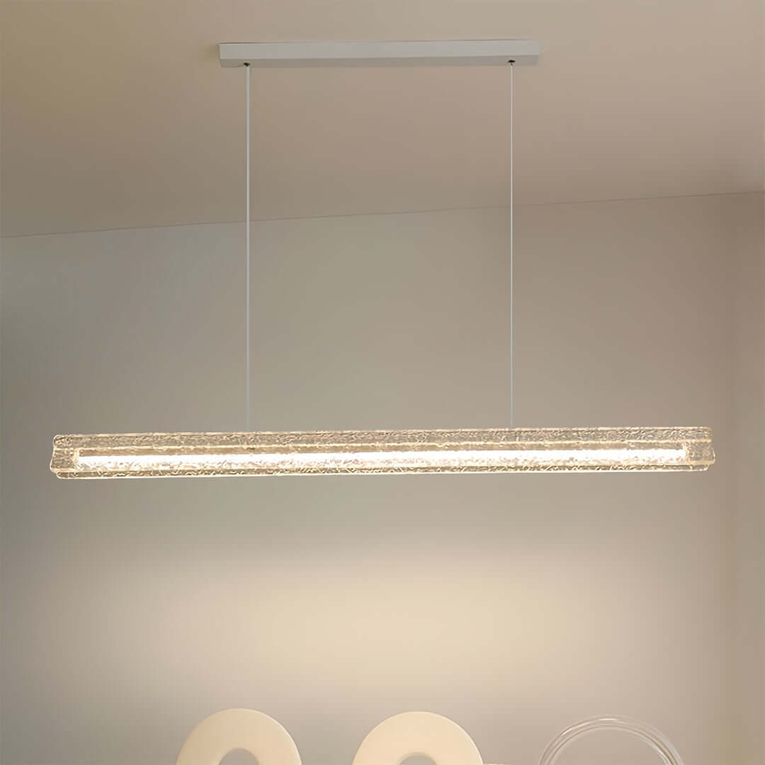 Modern White Pendant Light Frosted Acrylic Island Ceiling Light