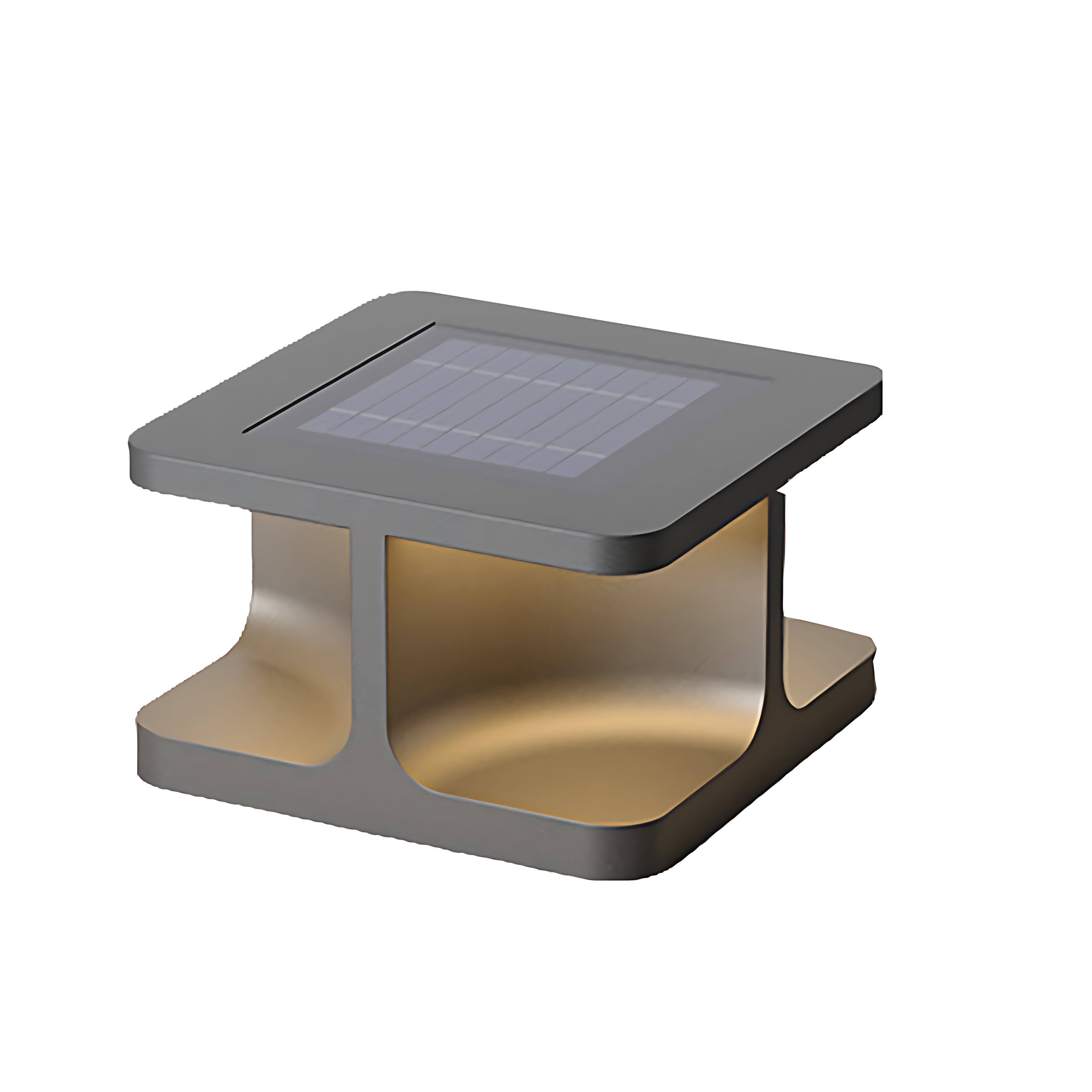 Modern Square Pillar Lights Waterproof Stainless Steel Courtyard