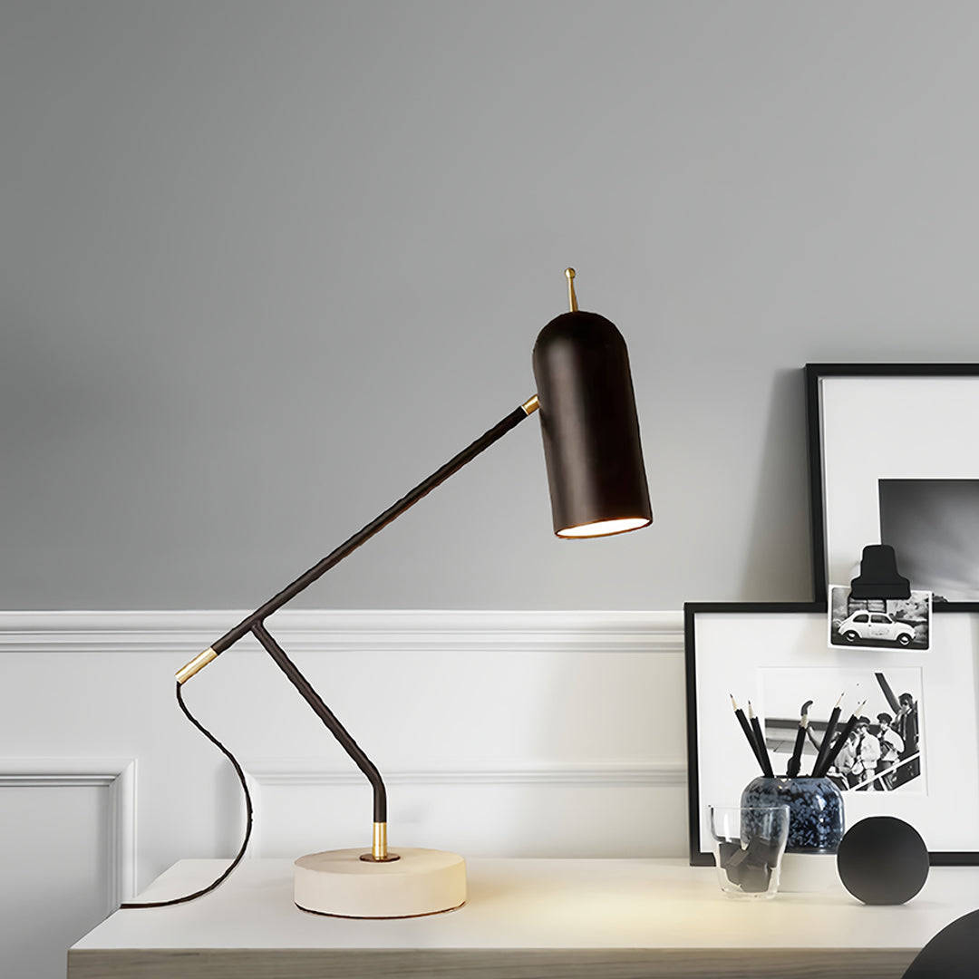 Black Desk Lamps Modern Minimalist Elegant Office Marble Reading Lamp