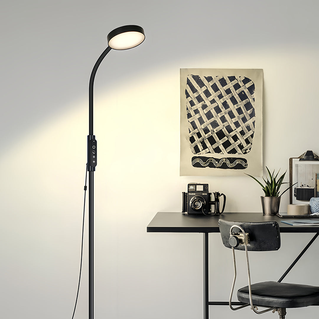 LED Reading Floor Lamp Minimalist Task Light LED Standing Lamp
