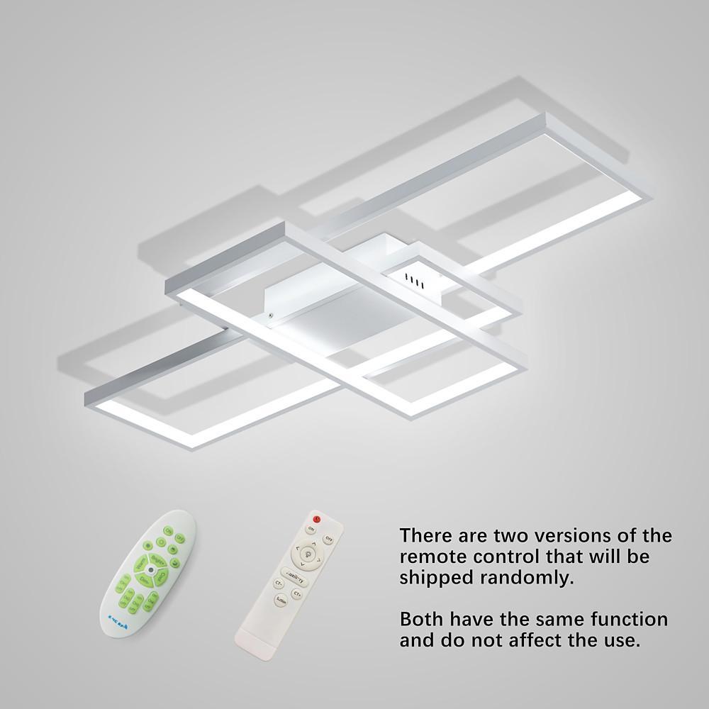 Display Of Rectangles Abstract LED Flush Mount Ceiling Lights