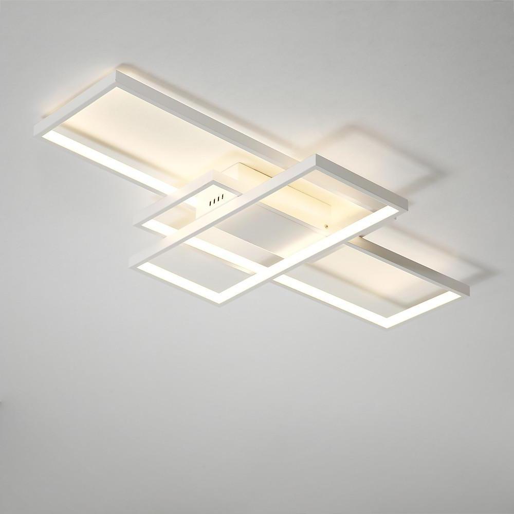 Display Of Rectangles Abstract LED Flush Mount Ceiling Lights