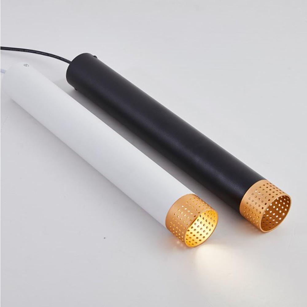 Elongated LED Industrial Linear Pendant Light Metal Hanging Lighting