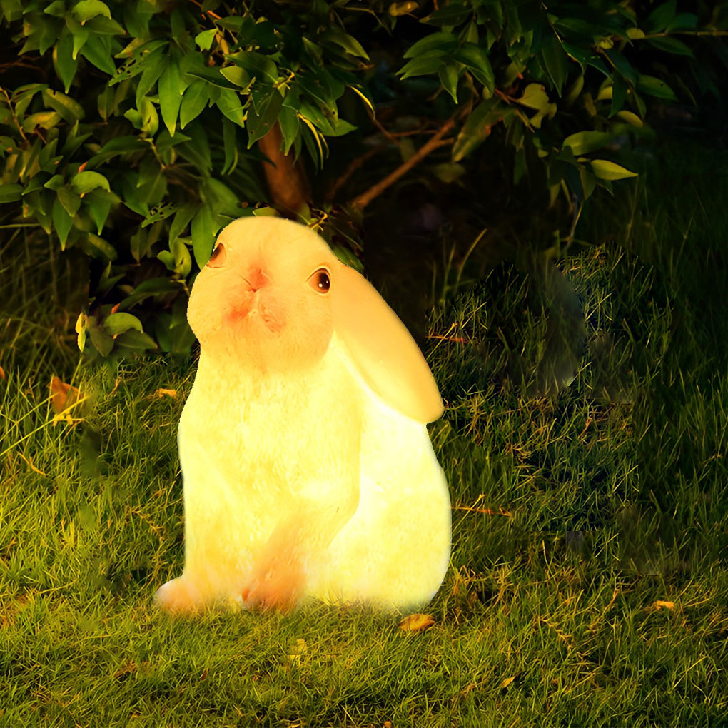 Rabbit Garden Light Modern Waterproof Fiberglass Light
