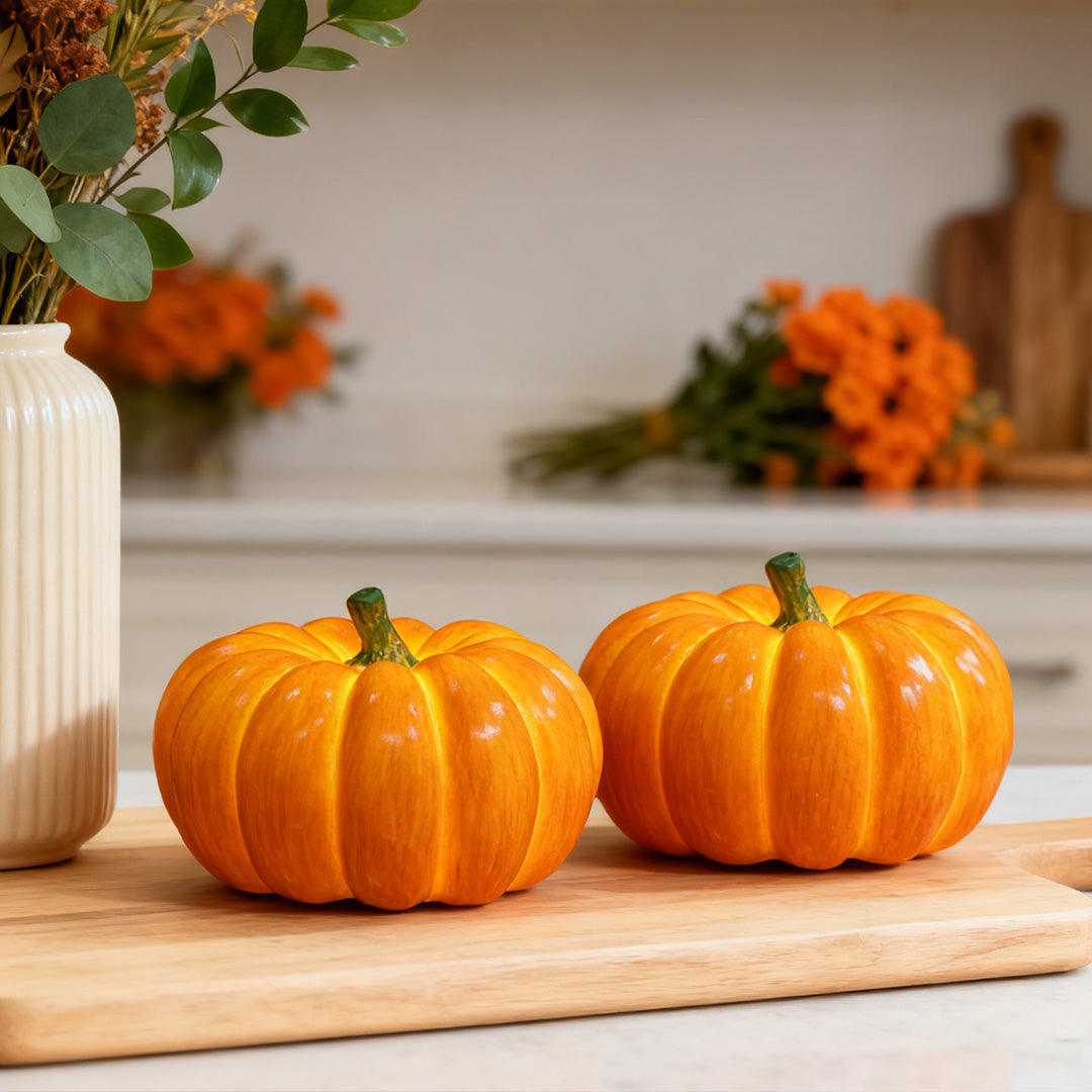 Halloween Pumpkin Light Waterproof Ambience Resin Lamp