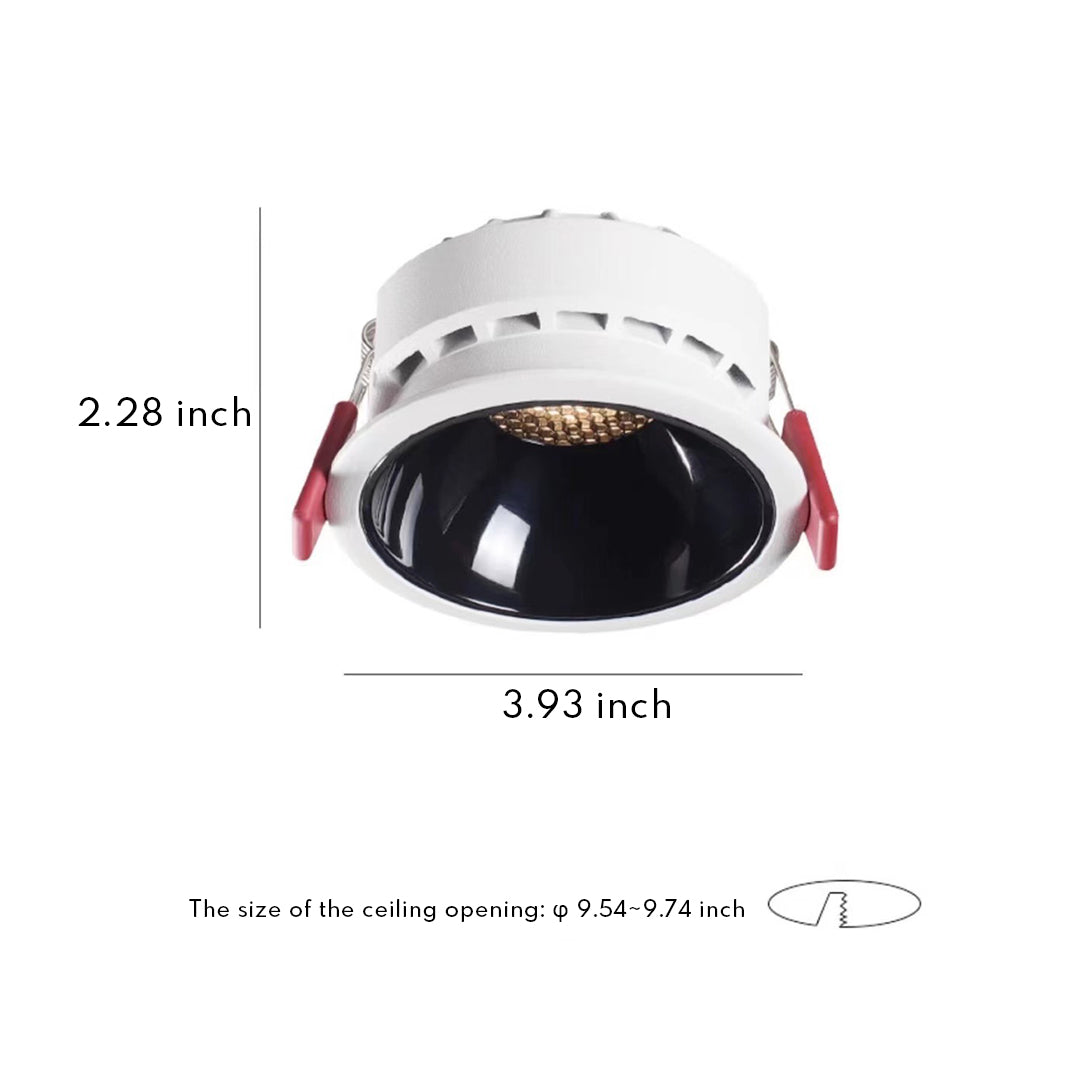 Anti-Glare Ultra-Thin COB Spotlight Ceiling Lights Honeycomb Recessed Lighting